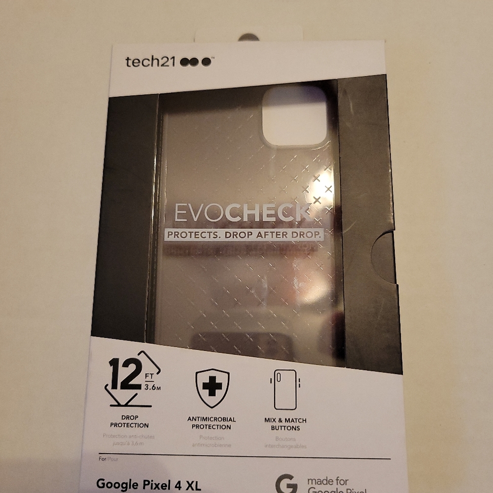 Tech21 Evo Check For Google Pixel 4 XL  Smokey Black